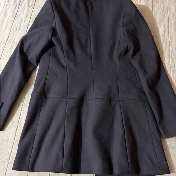 Zara Navy Double-Breasted Pea Coat with Gold Buttons - Picture 5 of 5